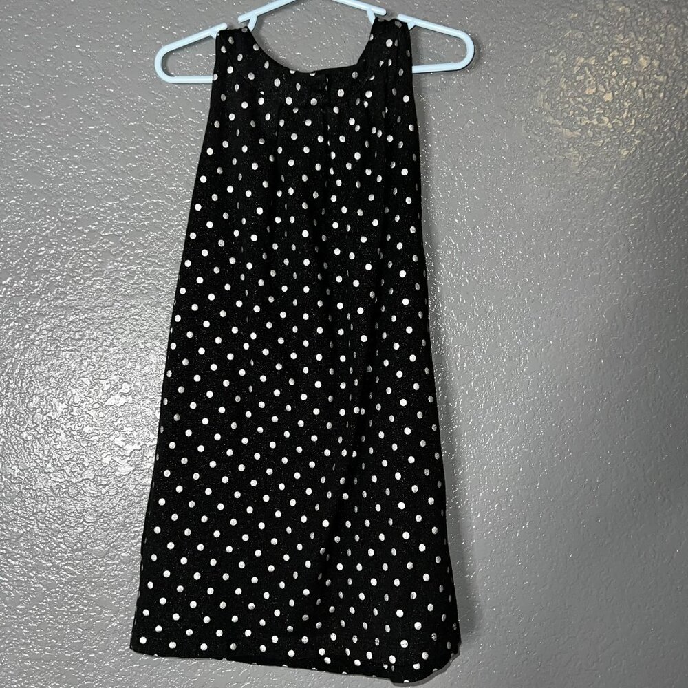 The Children’s Place Girls Black & White Polka Dot Dress